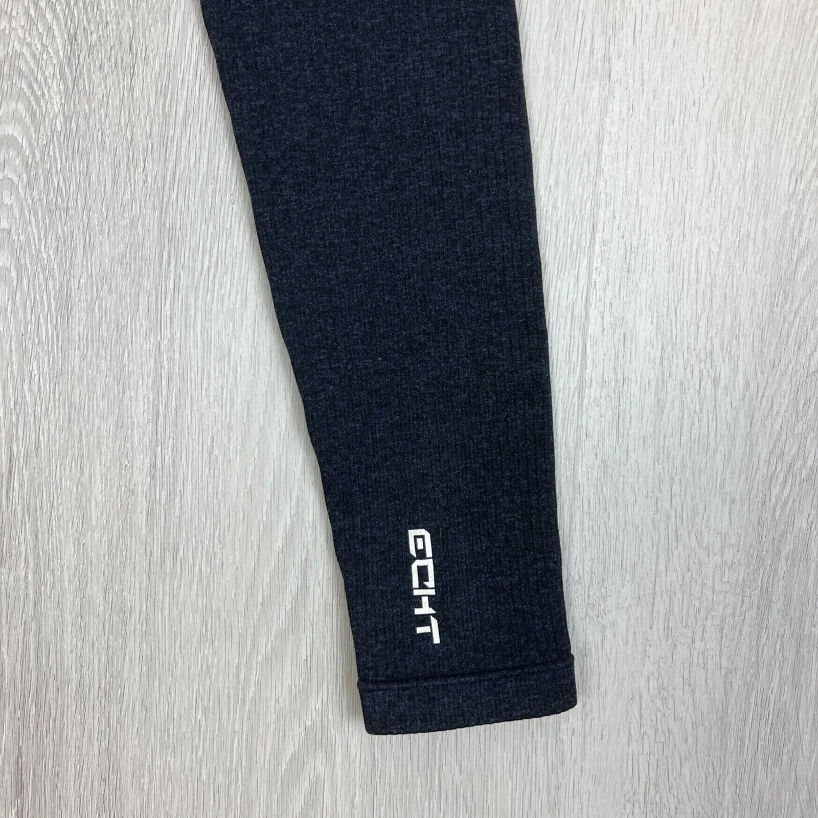 Echt Womens Black Cropped Activewear Leggings Size Small