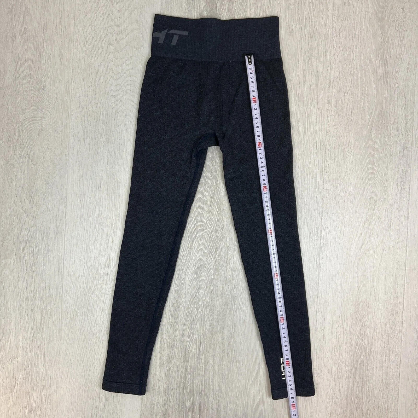Echt Womens Black Cropped Activewear Leggings Size Small