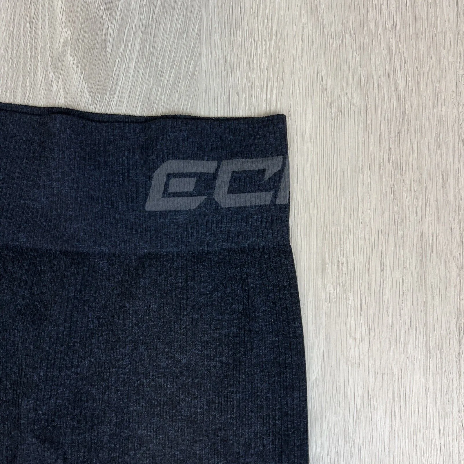 Echt Womens Black Cropped Activewear Leggings Size Small