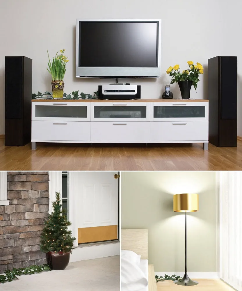 electroVine | 6 Foot Extension Cord with Realistic Ivy Leaves