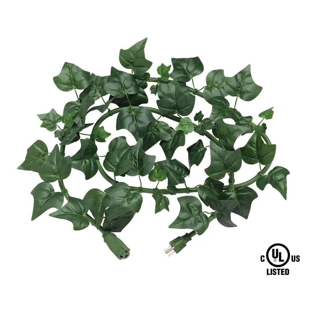 electroVine | 6 Foot Extension Cord with Realistic Ivy Leaves