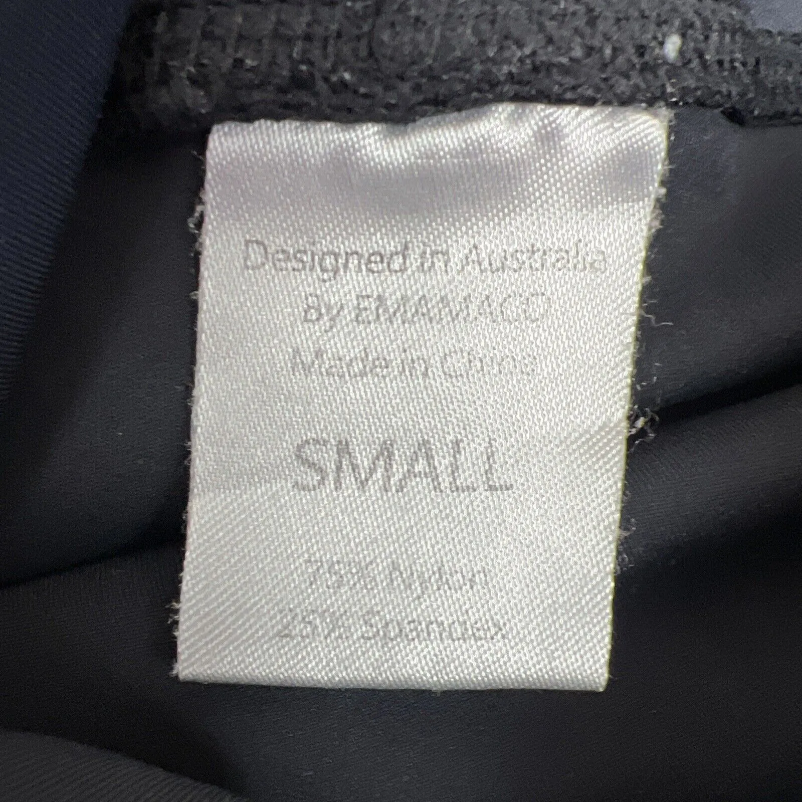 Emamaco Womens Maternity Black Activewear Leggings Size Small