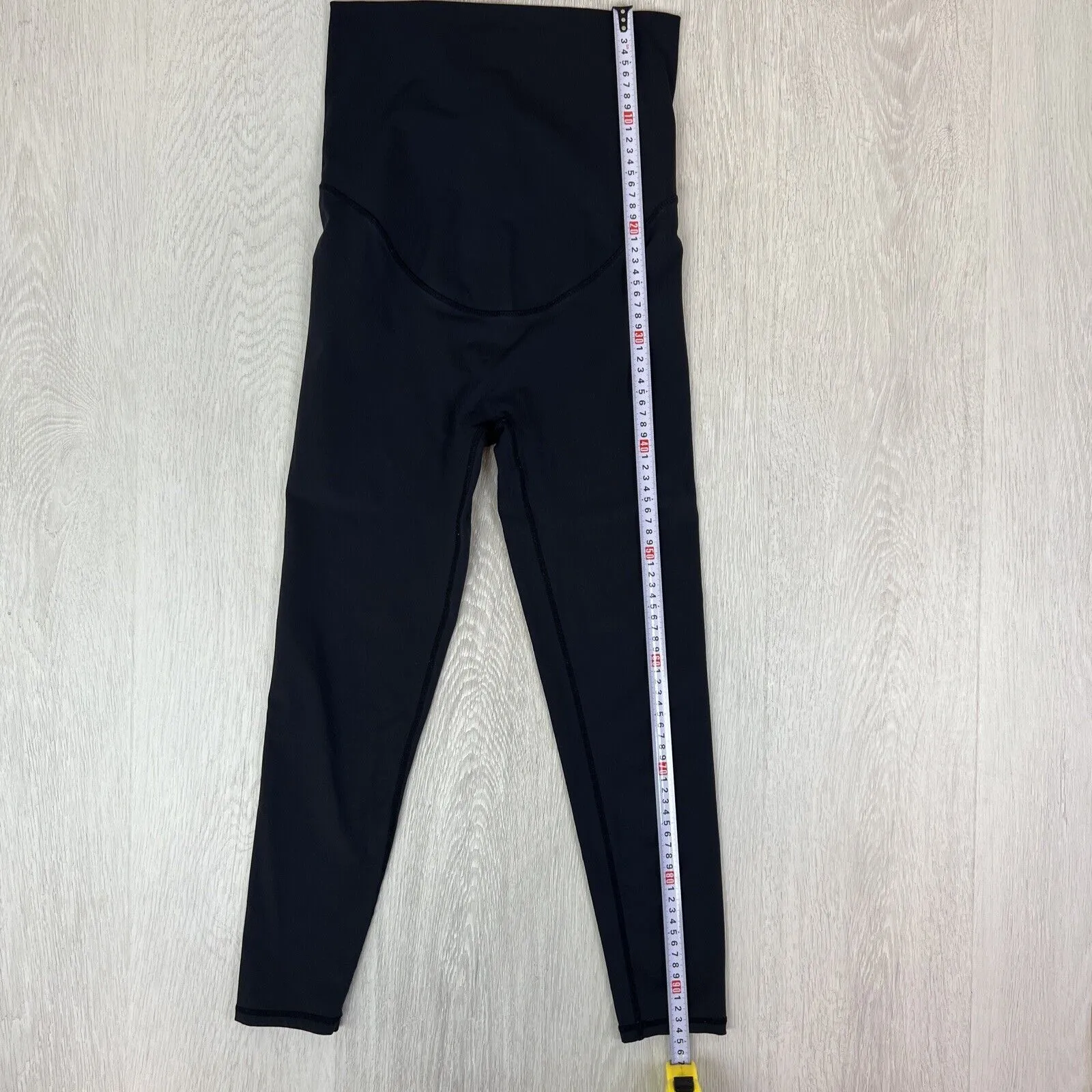 Emamaco Womens Maternity Black Activewear Leggings Size Small