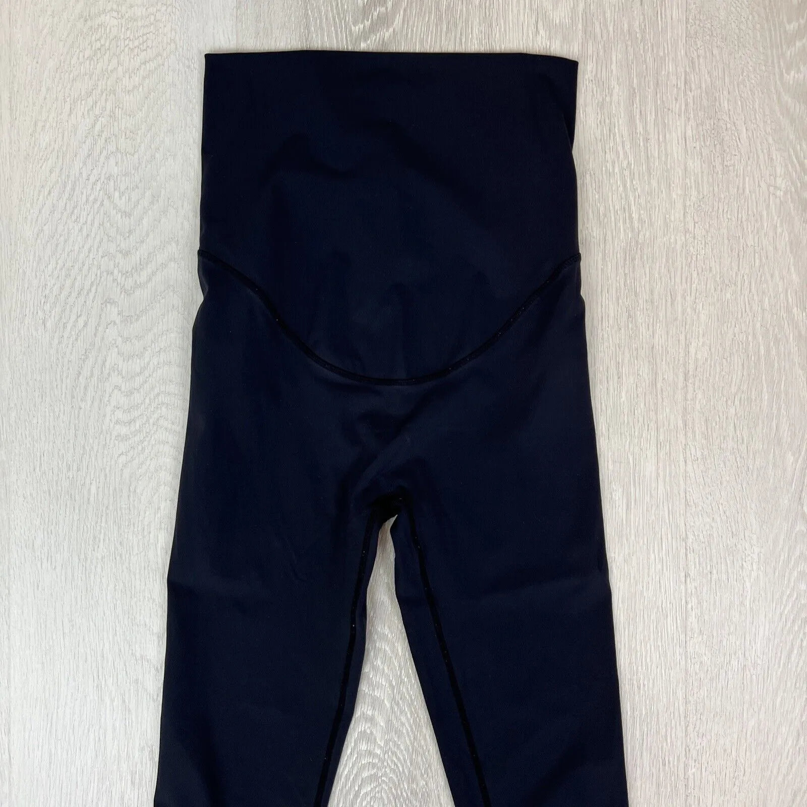 Emamaco Womens Maternity Black Activewear Leggings Size Small