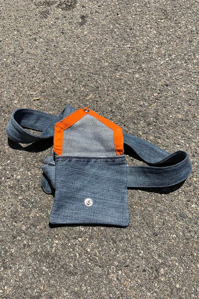 Envelope Denim Belt Bag