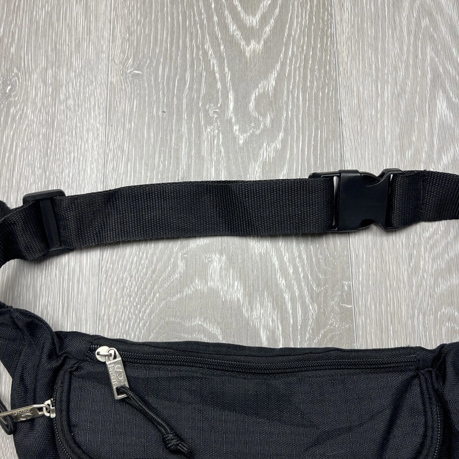 Everest Black Fanny Pack Bum Bag Belt Bag