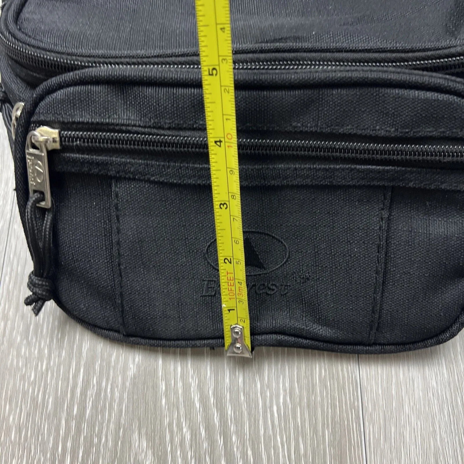 Everest Black Fanny Pack Bum Bag Belt Bag