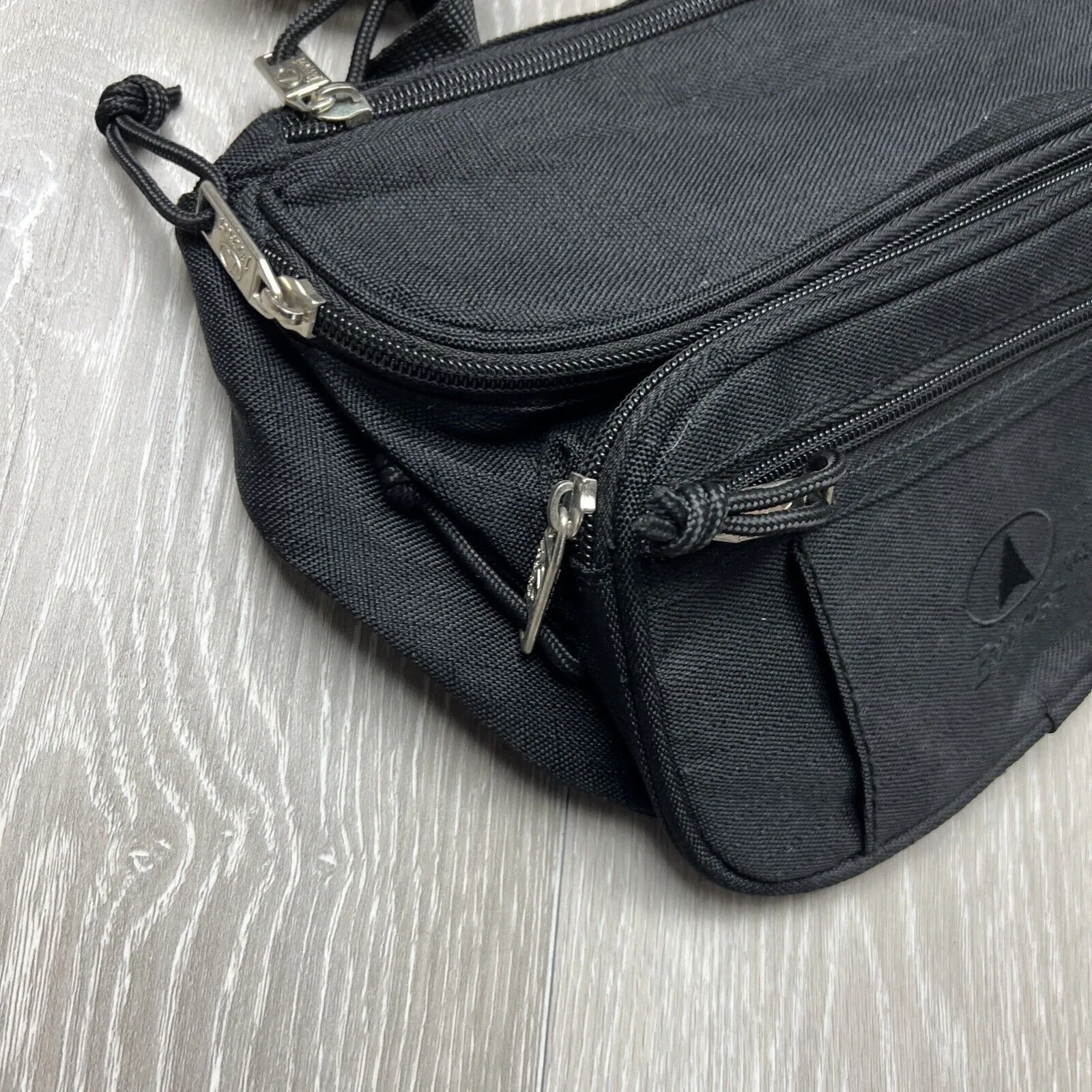 Everest Black Fanny Pack Bum Bag Belt Bag