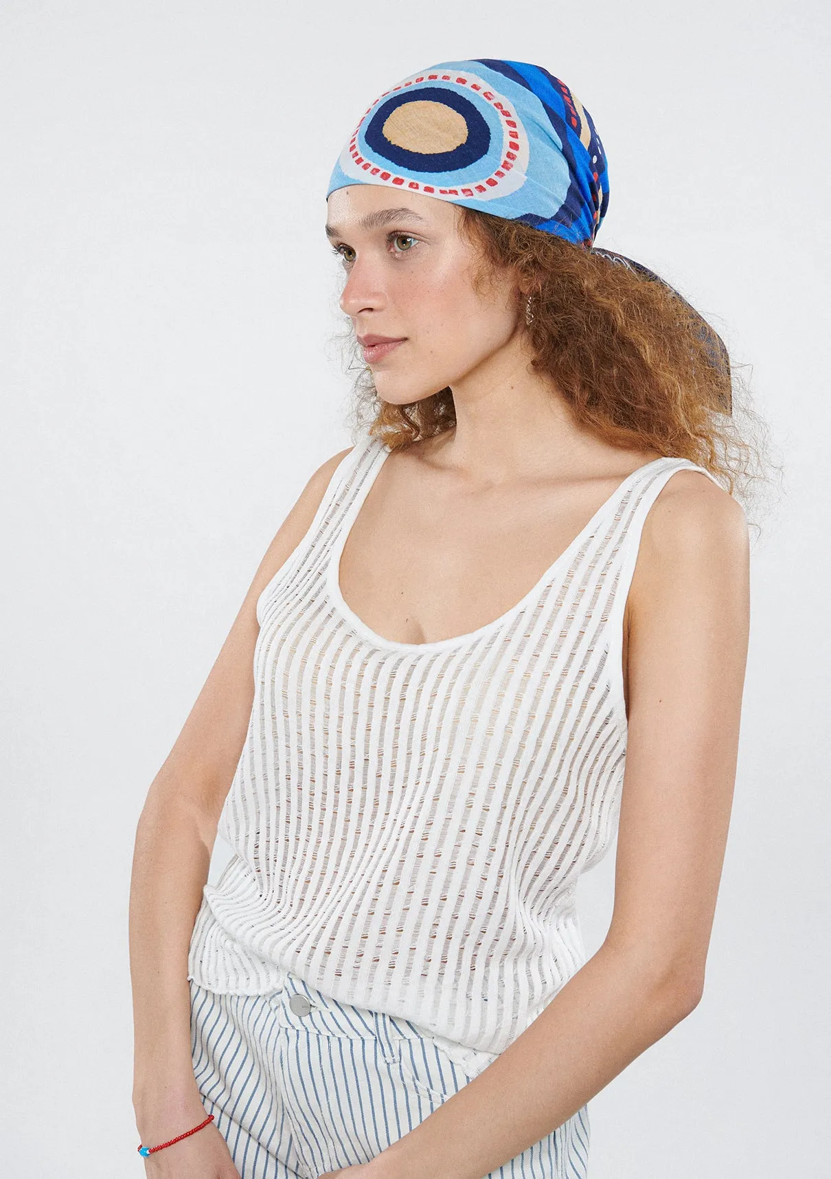 Evil Eye Printed Bandana