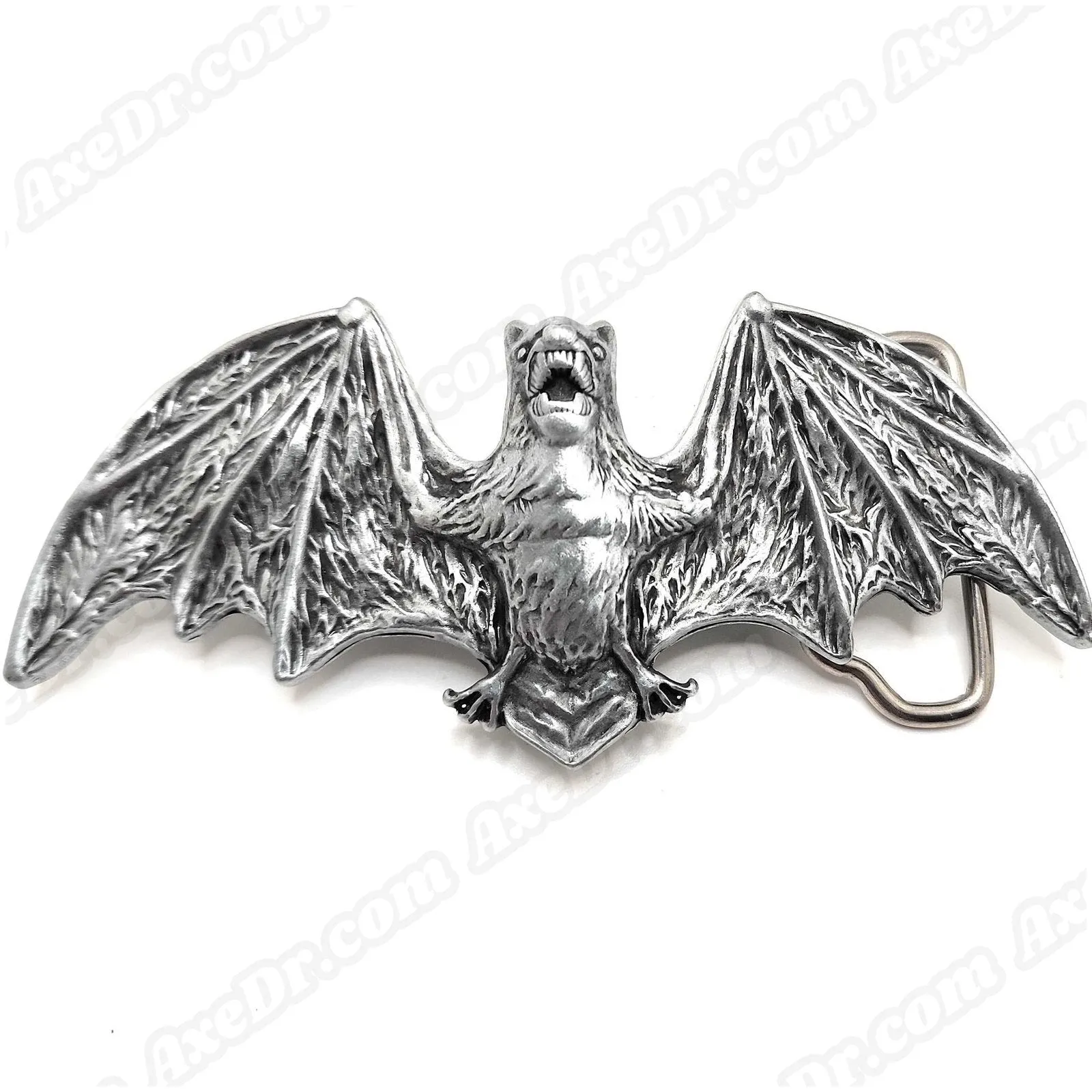 Fanged Flying Bat Belt Buckle