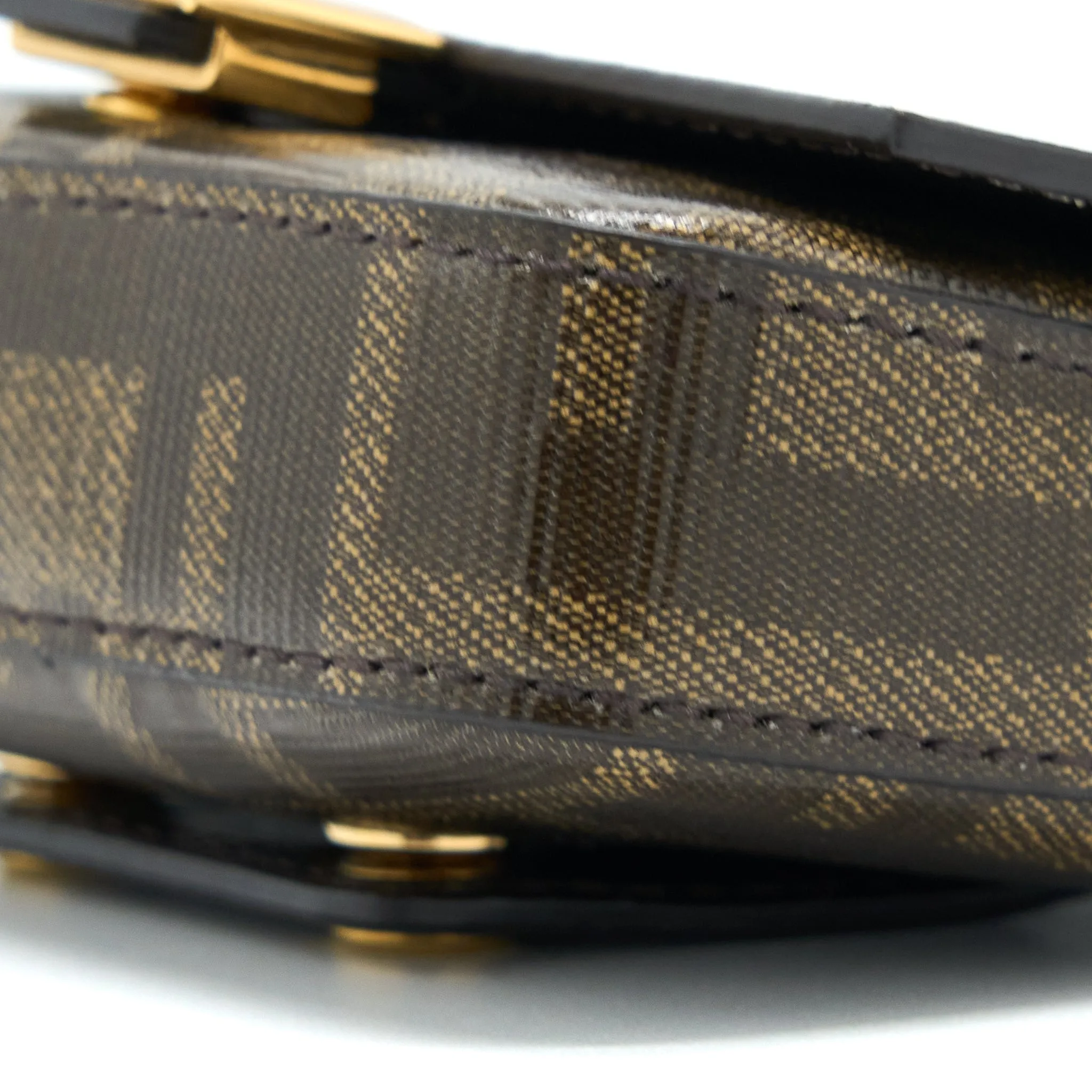 Fendi Baguette Mini Belt Bag FF Jacquard Canvas/Leather GHW