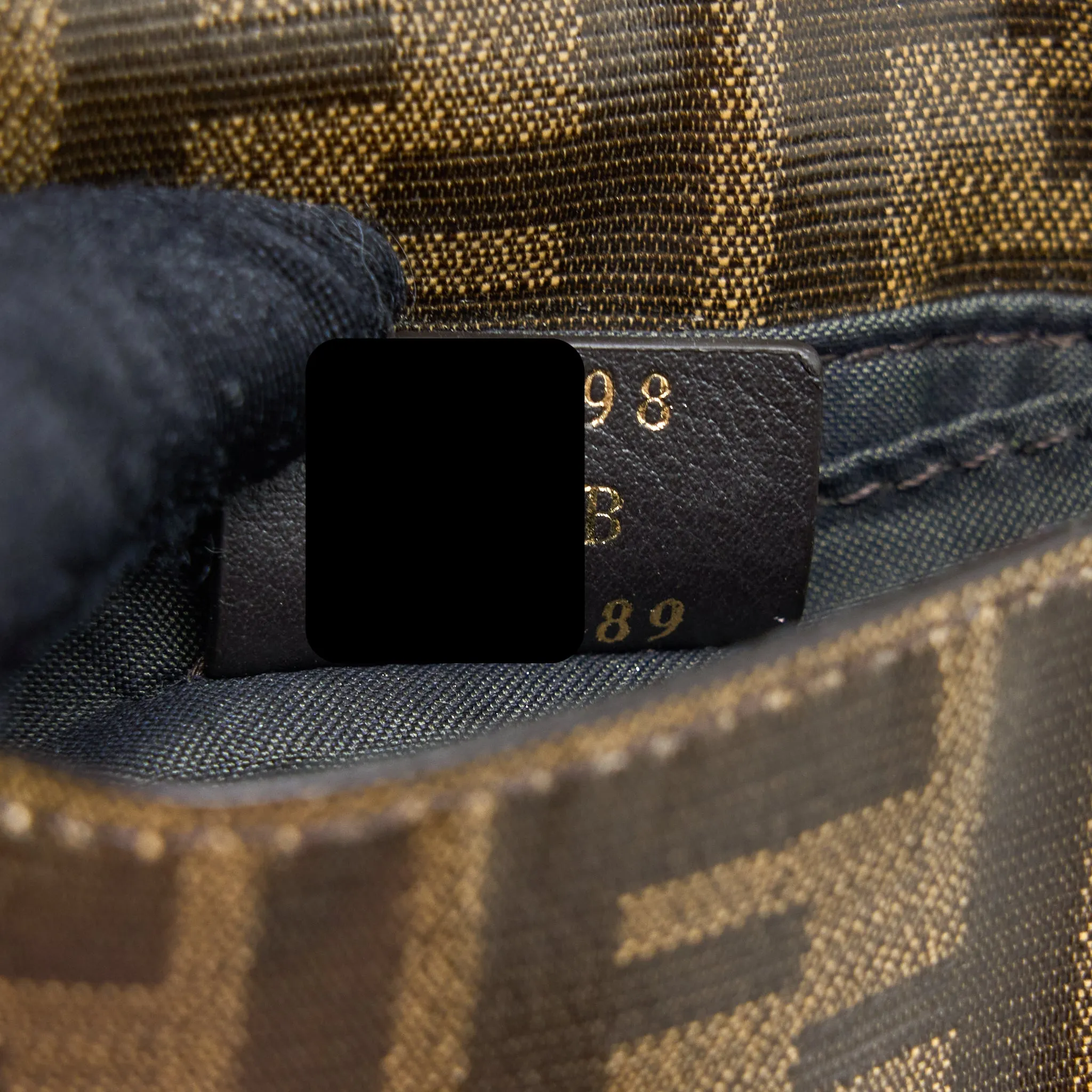 Fendi Baguette Mini Belt Bag FF Jacquard Canvas/Leather GHW