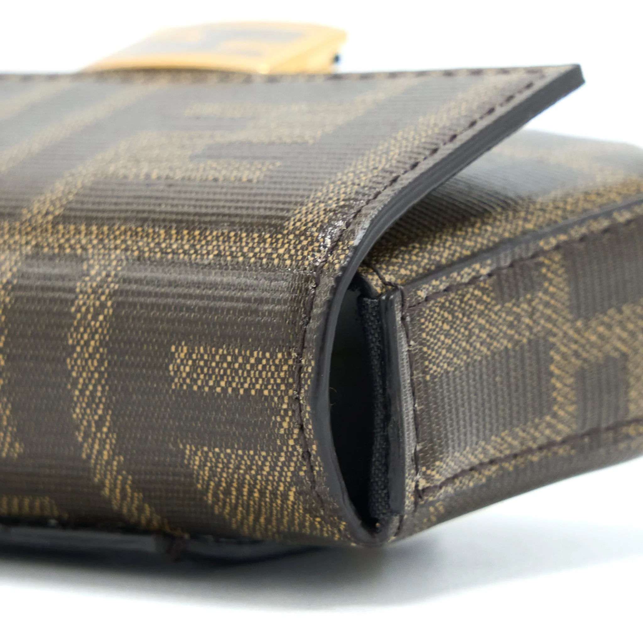Fendi Baguette Mini Belt Bag FF Jacquard Canvas/Leather GHW