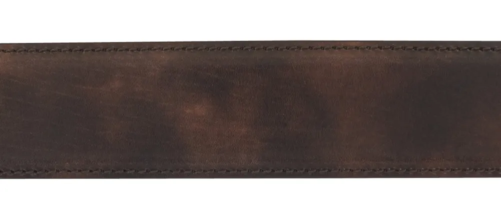 Fiori Di Lusso Brown Leather Belt