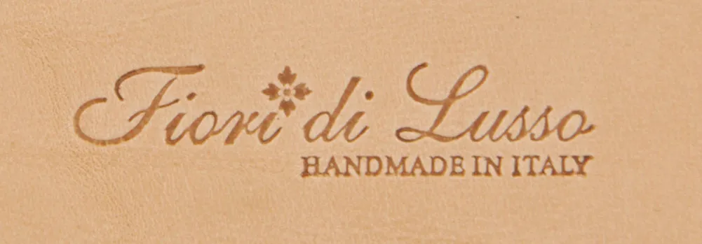 Fiori Di Lusso Brown Leather Belt