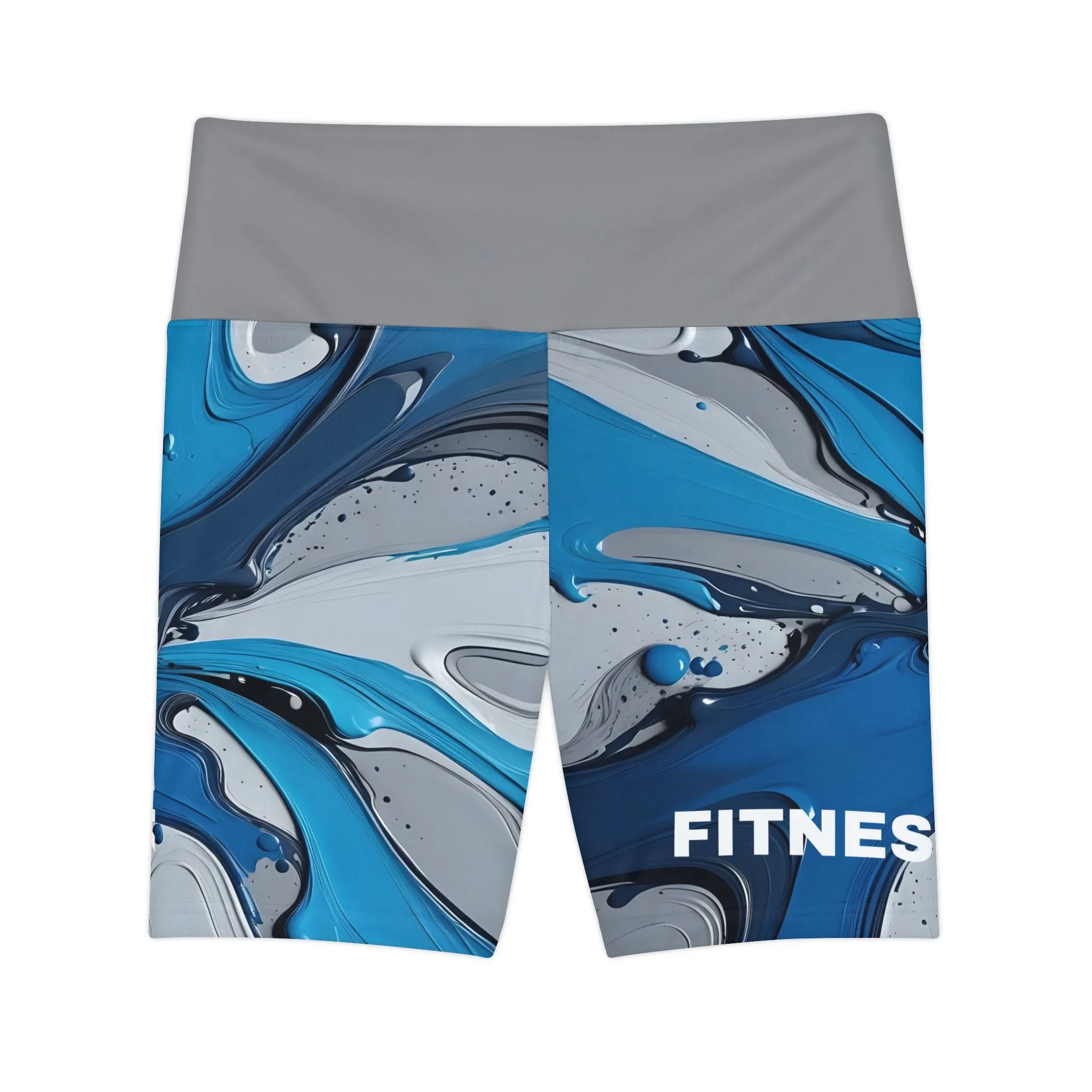 Fitness Freak. Women's High-Waisted Biker Shorts - Graphic  Activewear