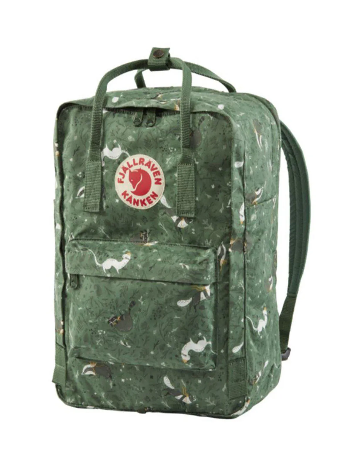 Fjallraven Kanken Art Laptop 15 Inch Backpack Green Fable