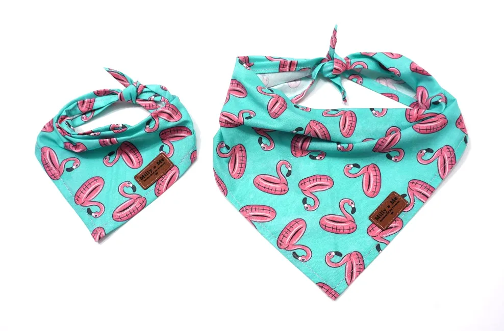 Flamingo Floaties - Pet Bandana