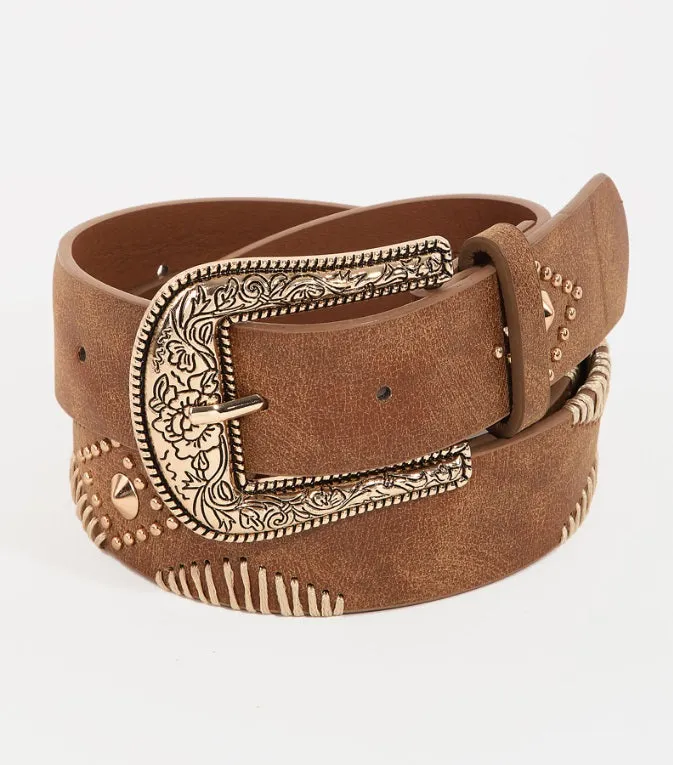 Floral Etch Belt