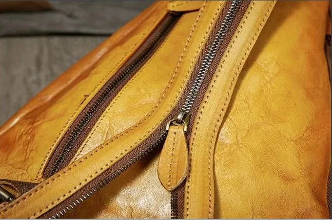 Floral Pattern Leather Backpack For Women