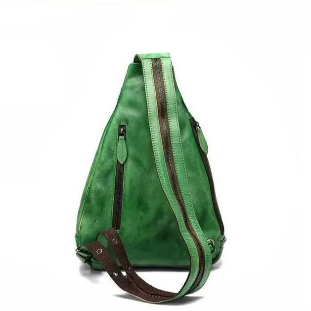 Floral Pattern Leather Backpack For Women