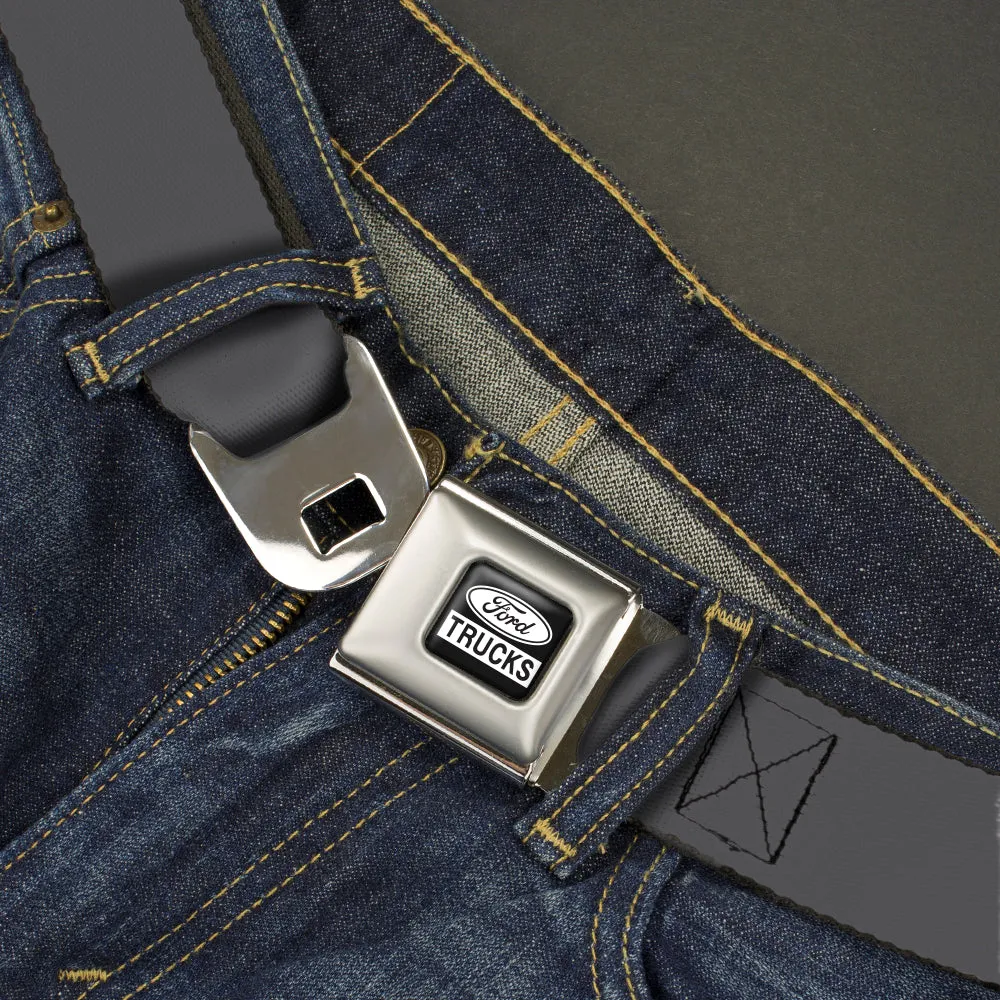 Ford Trucks Seatbelt Belt - Charcoal Webbing