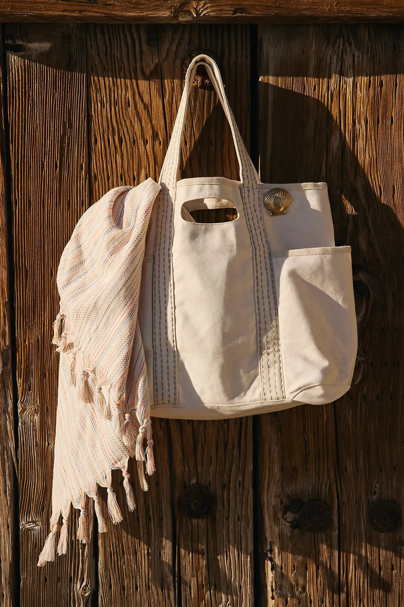 FP Caravan Canvas Tote-Tea