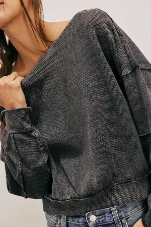 Free People Ife Pullover-Black