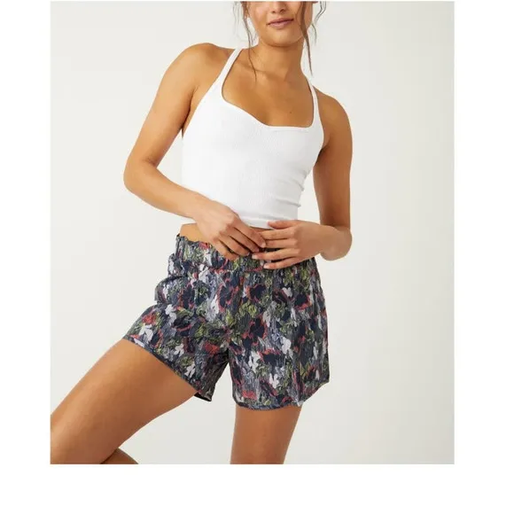 Free People  Movement Women's In The Wild Printed Shorts Size Small