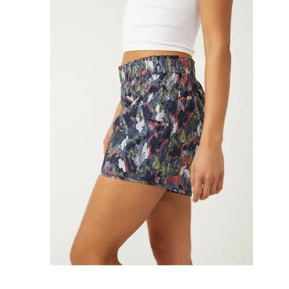 Free People  Movement Women's In The Wild Printed Shorts Size Small