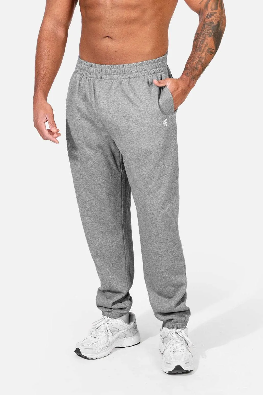 French Terry Athletic Training Joggers - Gray