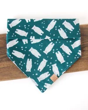 Frosty Polar Bear Dog Bandana