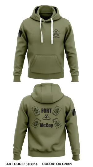 FT McCoy RTC Covid-19 Medical Support Store 1  Core Men's Hooded Performance Sweatshirt - 5sB0ns