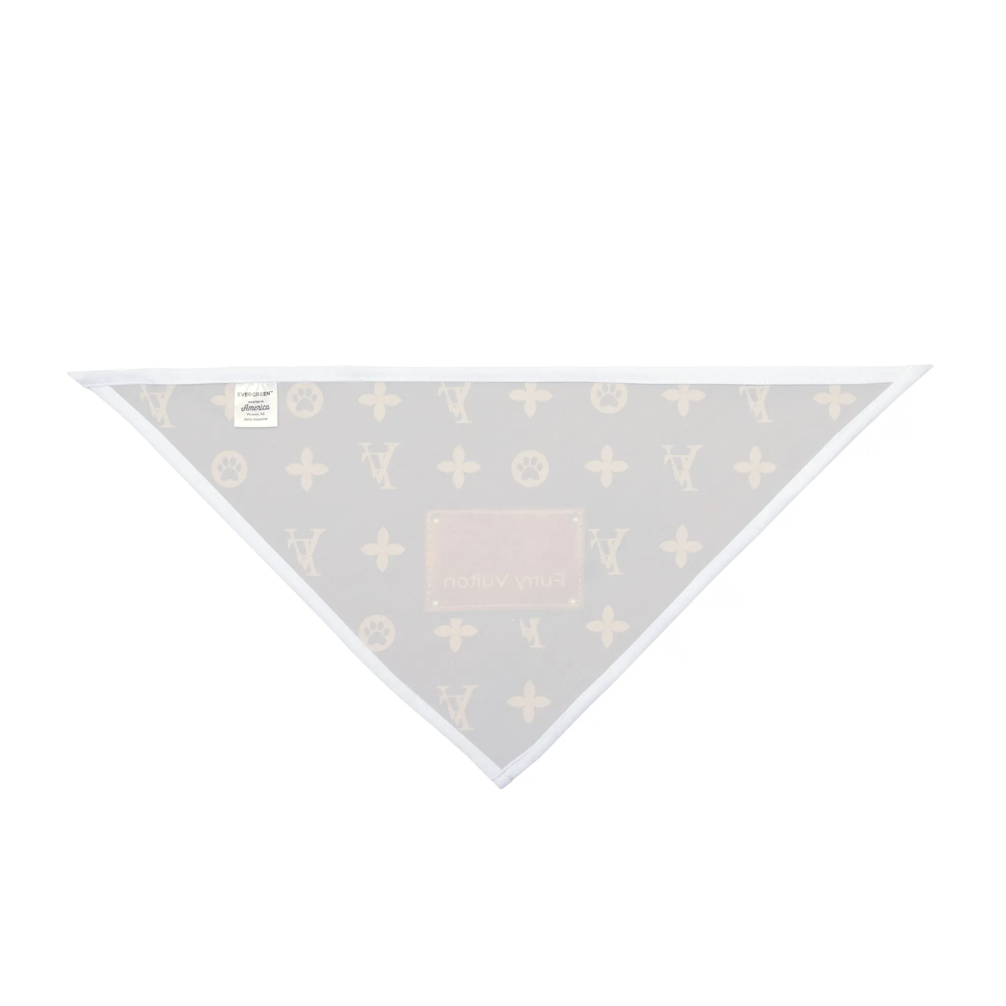 Furry Vuitton Pet Bandana