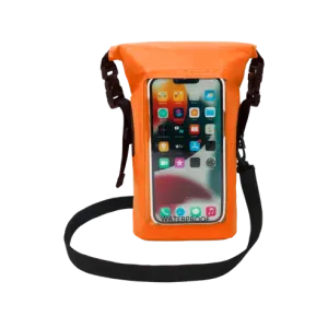 Gecko Waterproof Phone Tote with Belt Loop & Shoulder Strap