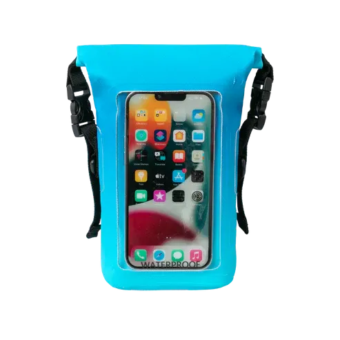 Gecko Waterproof Phone Tote with Belt Loop & Shoulder Strap
