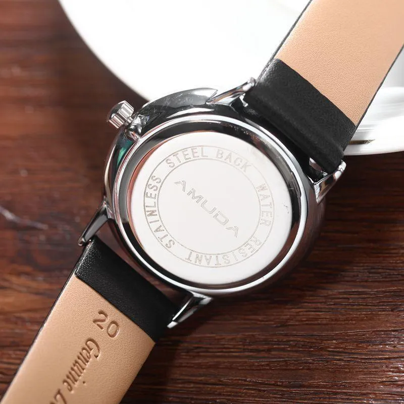 Genuine Amuda Leather Analog Watch