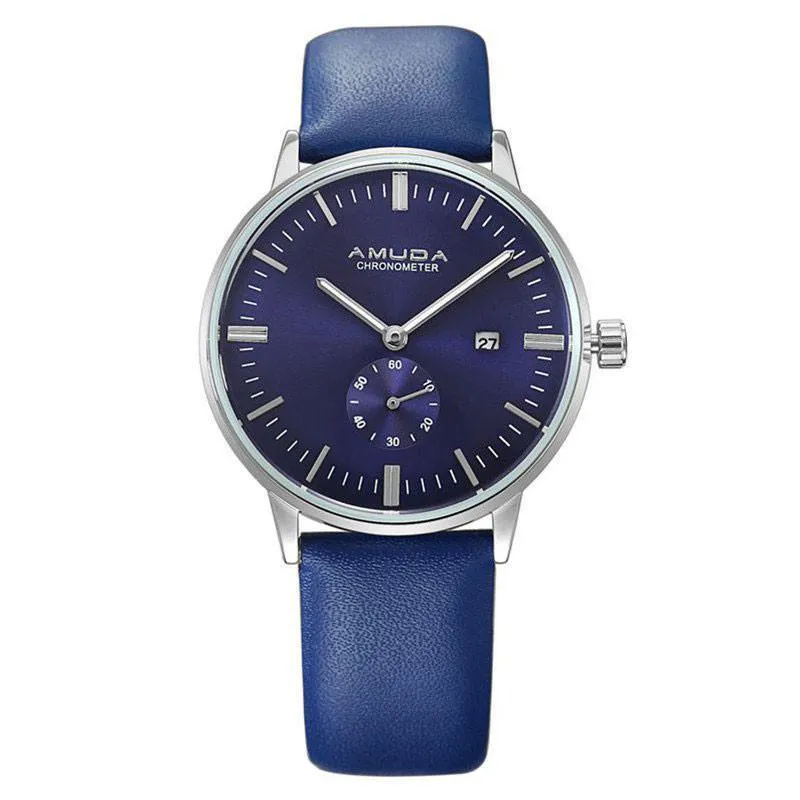 Genuine Amuda Leather Analog Watch