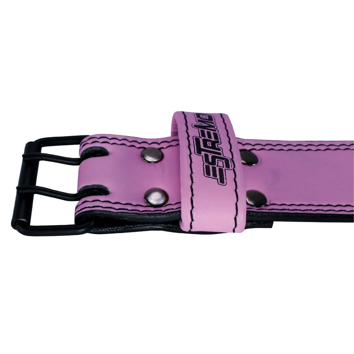 Genuine Leather Weightlifting Belt 4" Wide Pink