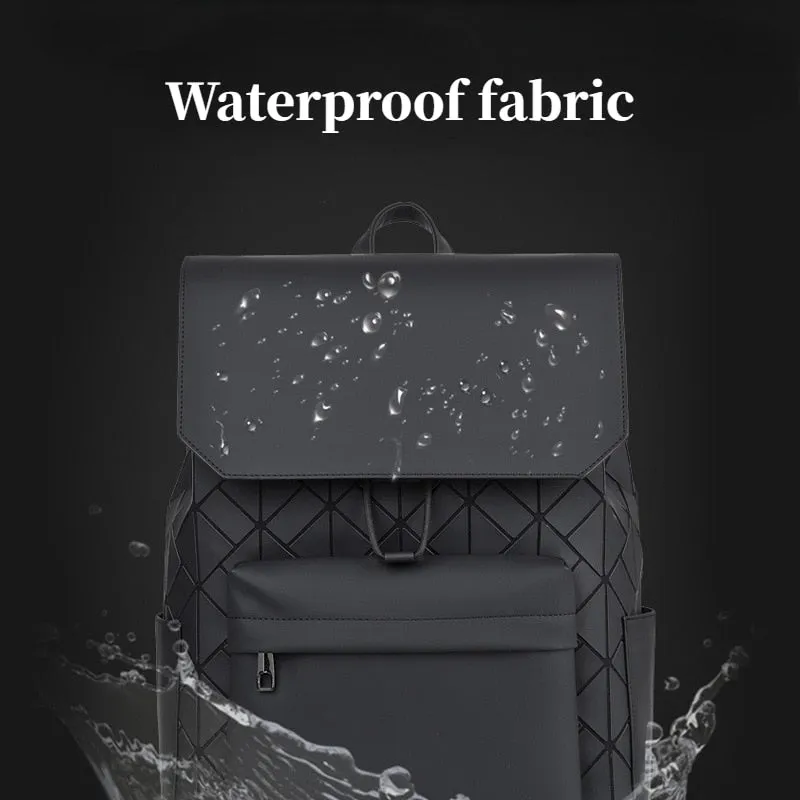 Geometric Diamond Men's Casual Backpack
