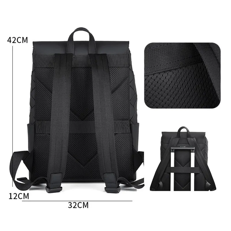 Geometric Diamond Men's Casual Backpack
