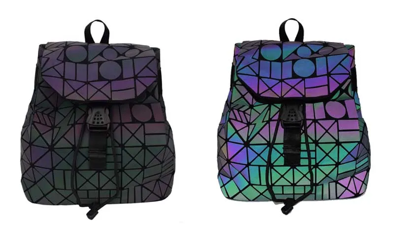 Geometric Holographic Backpack - FREE WORLDWIDE SHIPPING