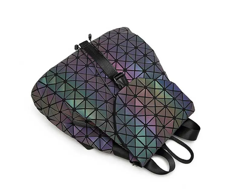 Geometric Holographic Backpack - FREE WORLDWIDE SHIPPING