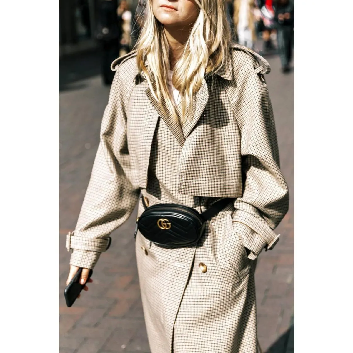 GG Marmont Matelasse Belt Bag 85