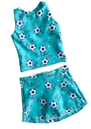 Girls Kansas City Soccer Activewear Set