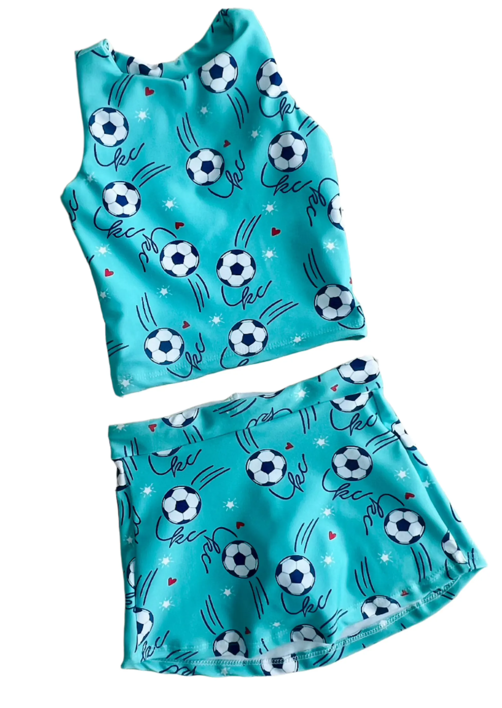 Girls Kansas City Soccer Activewear Set