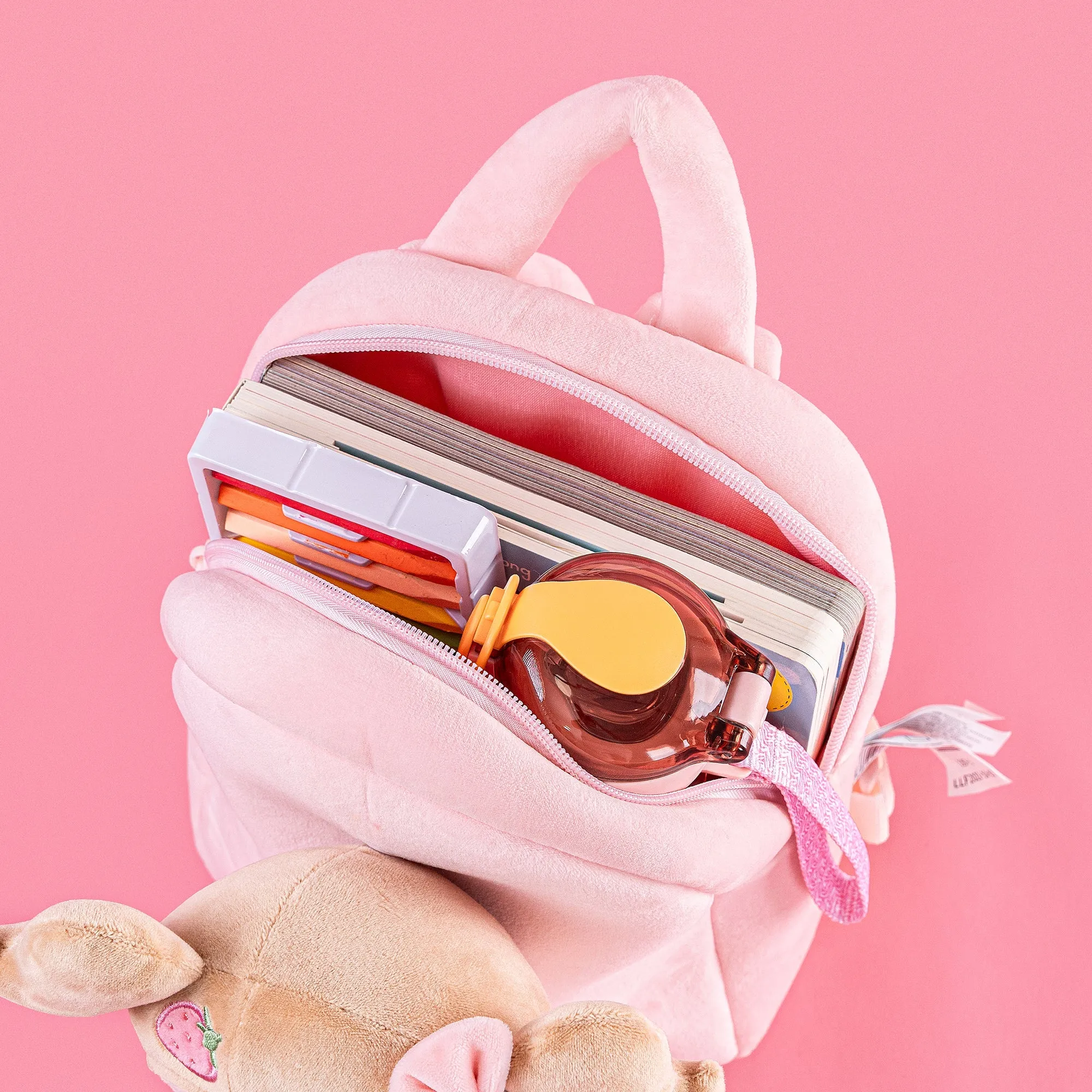 Gloveleya 9-inch Personalized Fruit Dolls Backpacks Strawberry