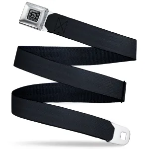 GM Seatbelt Belt - Black Panel Webbing