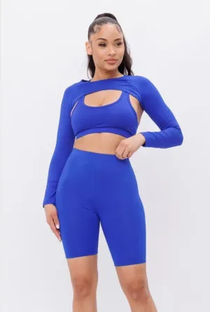 Go For It High Waist Tummy Control Athleisure Shorts