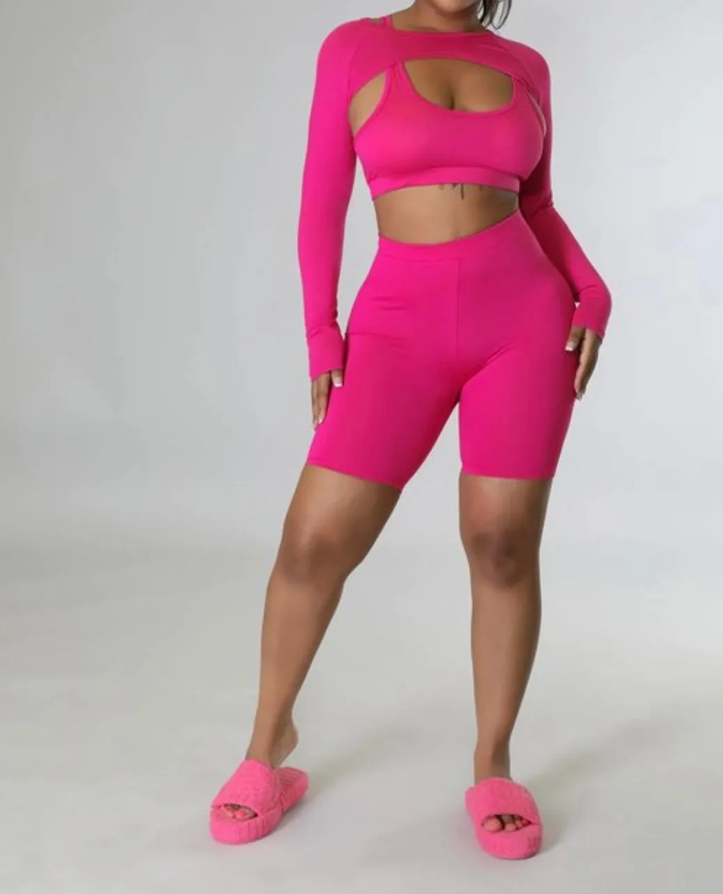 Go For It High Waist Tummy Control Athleisure Shorts